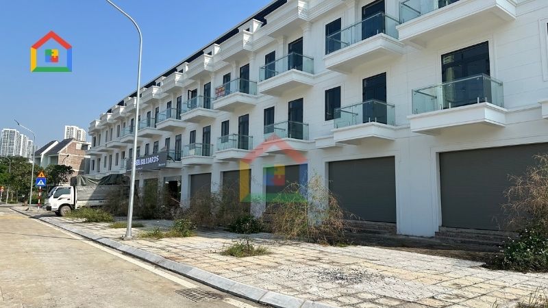 Mặt đường LK B43 KĐT Geleximco Mặt đường LK B43 KĐT Geleximco