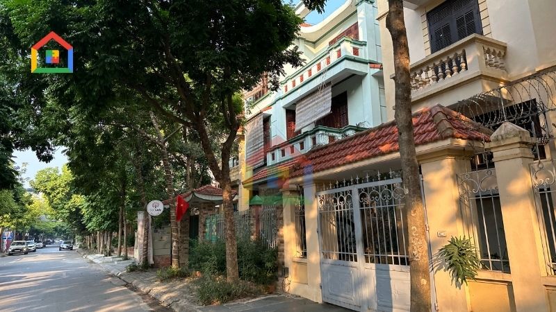 Mặt đường biệt thự BT3 Mặt đường biệt thự BT3