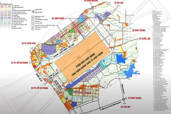 Bản đồ Long Thành