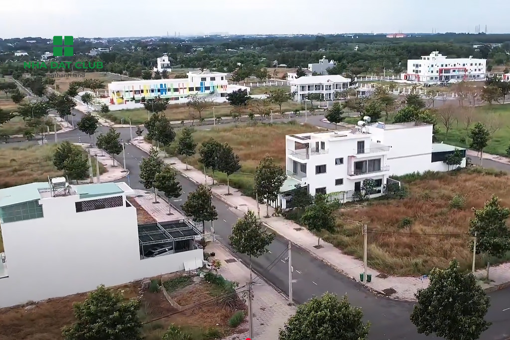 1 góc Flycam cảnh thực tế khu đô thị D2D Lộc An