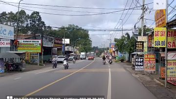 Đường DT769 hiện tại đoạn qua Lộc An - Ảnh chụp ngày 18/10/2025