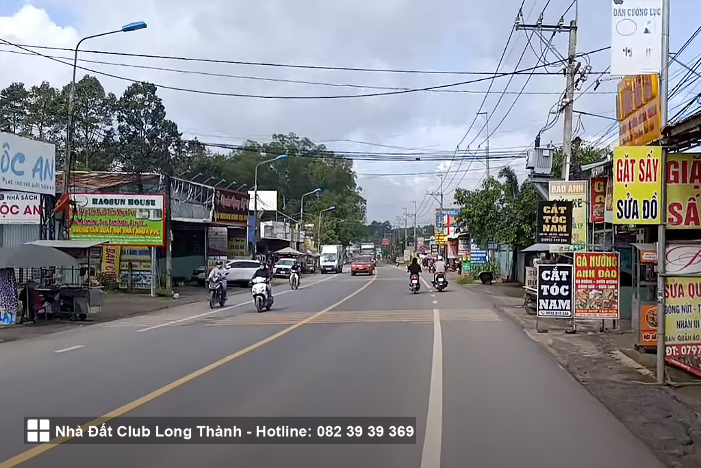 Đường DT769 tại Lộc An trước khi mở rộng 2025