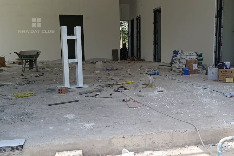 Thi công nhà mẫu chung cư nhà ở xã hội đã đạt 90%