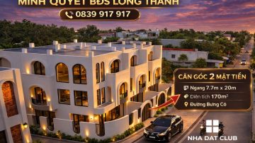 Nhà phố 2 mặt tiền Bưng Cơ – Long Thành, 170m², giá 6 tỷ XX, sổ hồng riêng TK-0002Nhà phố