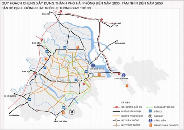 Quy hoạch hướng phát triển giao thông thành phố Hải Phòng